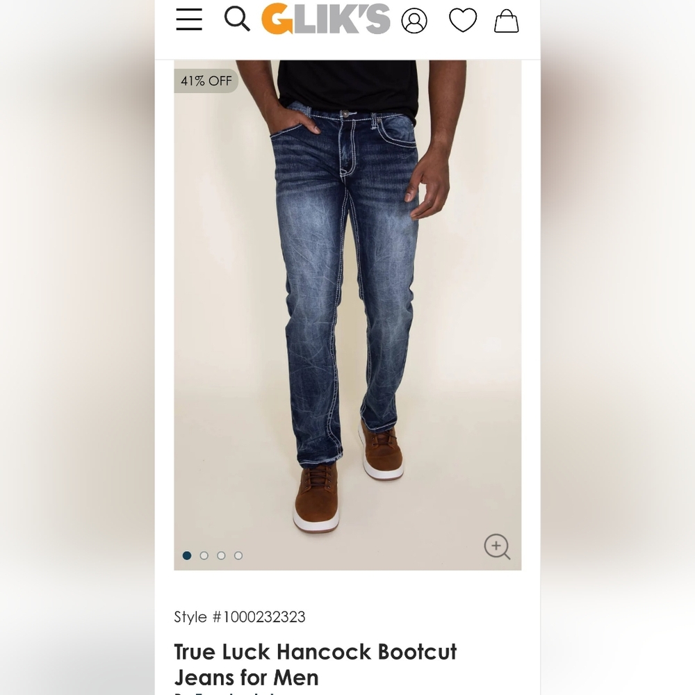 True Luck Hancock Bootcut Jeans